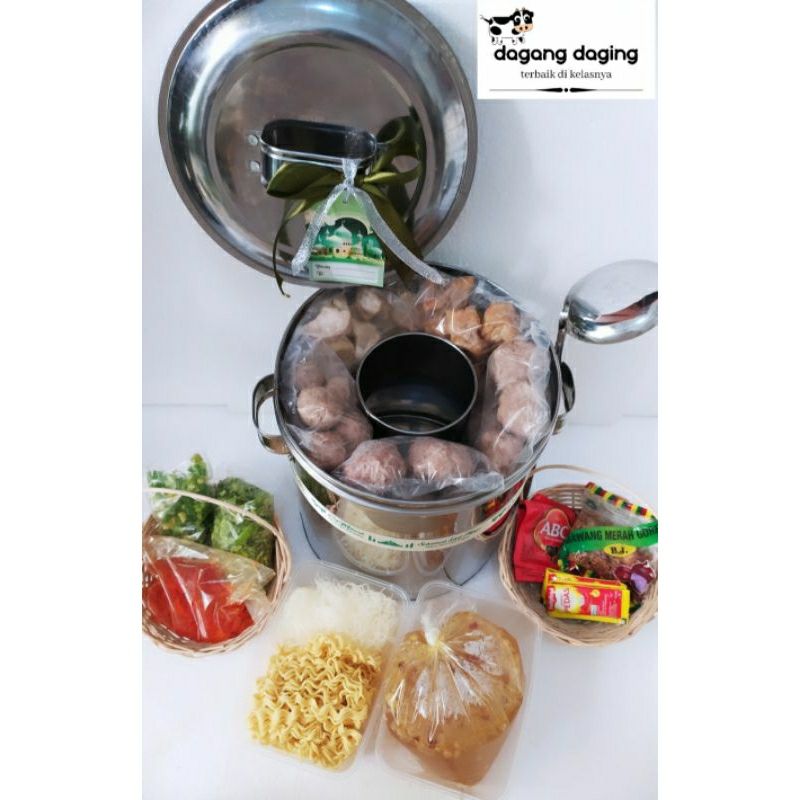 

hampers bingkisan ramadhan dan lebaran komplit free dandang bakso