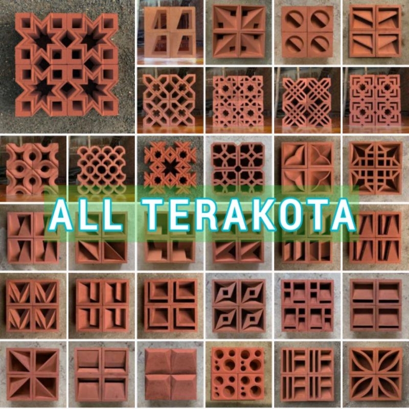 roster beton, loster beton / lubang angin/  roster Terakota/ roster merah / beton