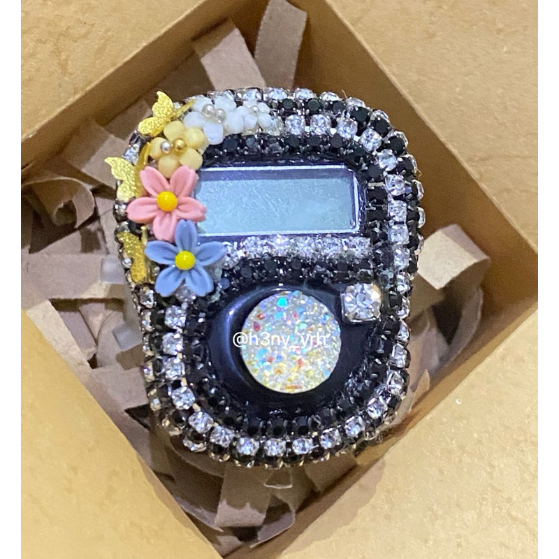 Tasbih digital Cantik Non LED (Hitam - Silver)