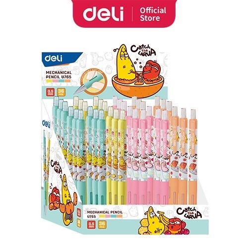 

Pensil Mekanik Cetek 0.5mm Larva x Deli