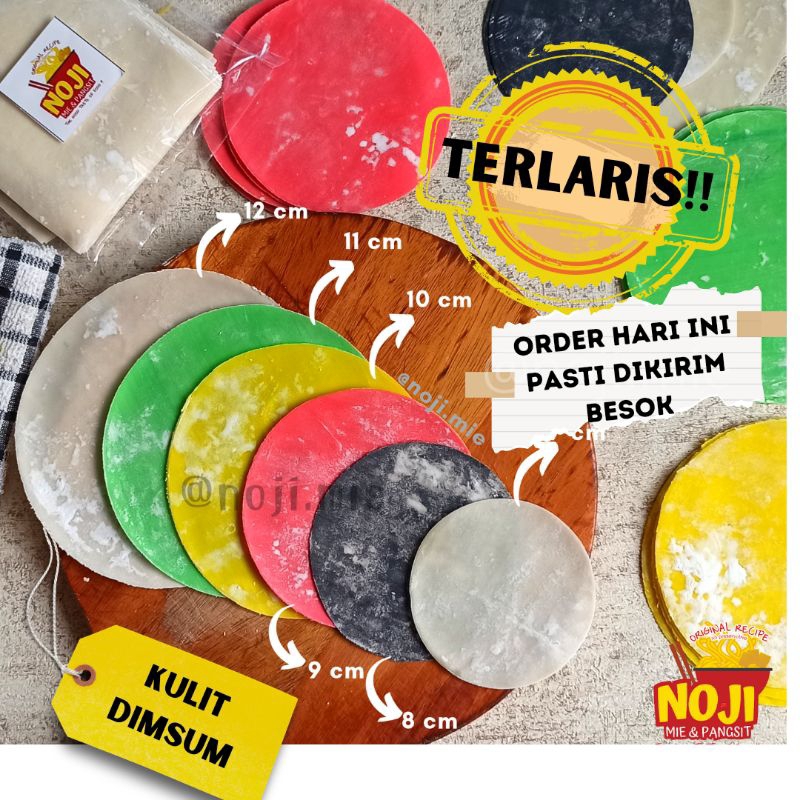

Kulit Dimsum gyoza noji 250gr ukuran 7-12cm (BISA PILIH UKURAN)