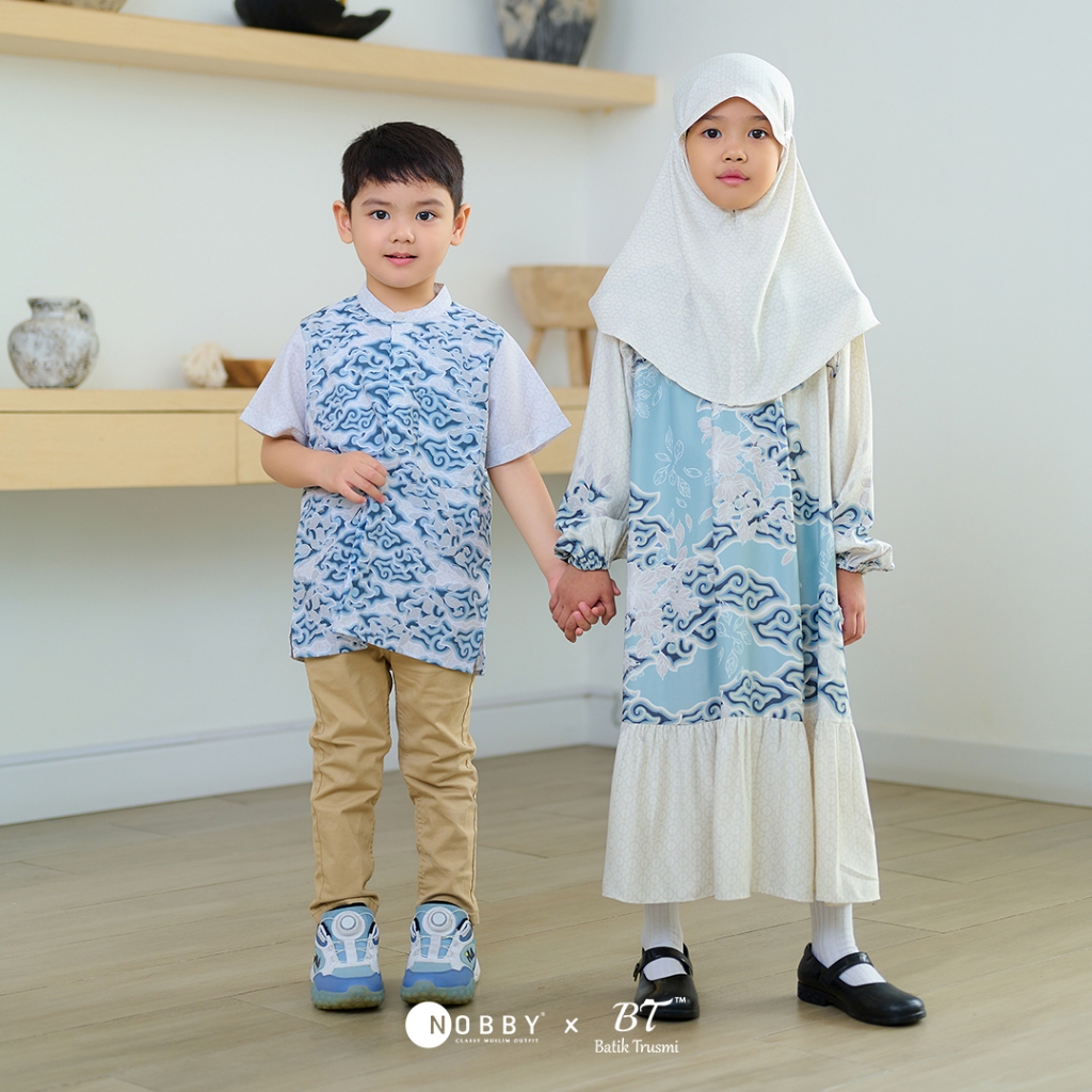 Nobby X Batik Trusmi Arunika SM Kids Kemeja Anak