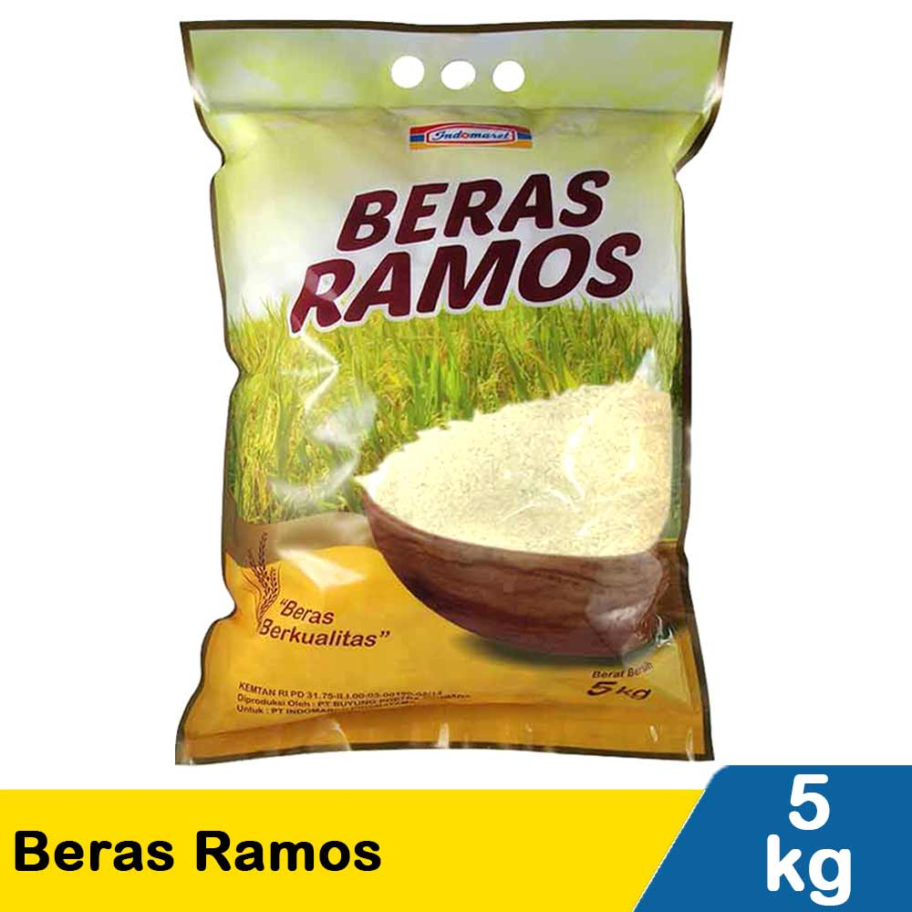 

JHS1303 - Beras Ramos Indomaret 5Kg Beras Premium Barang ready bisa COD/SAMEDAY