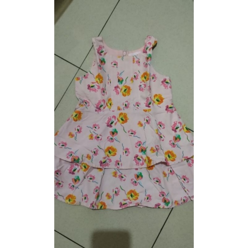 Preloved Anak Dress Merk QNA Kids Gaun Baju Anak Perempuan
