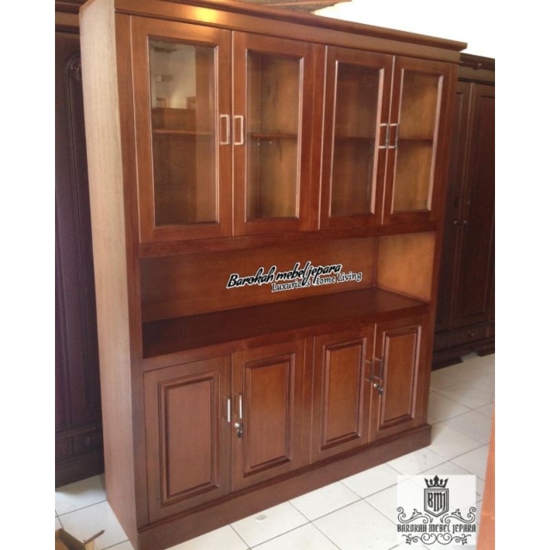 rak dapur minimalis jati , lemari dapur serbaguna , rak piring , lemari serbaguna jati