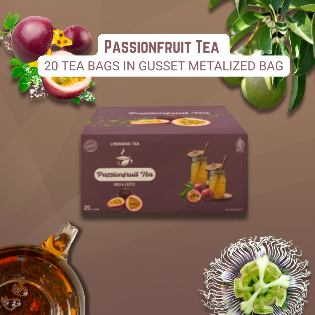 

LEMBANG TEA - TEH PASSIONFRUIT TANPA AMPLOP 1 BOX ISI 20 TEABAG