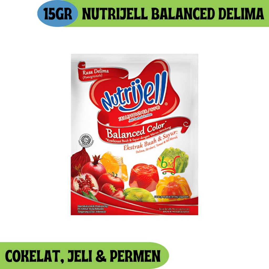 

Nutrijell Delima Balanced Color Kombinasi Buah & Sayur