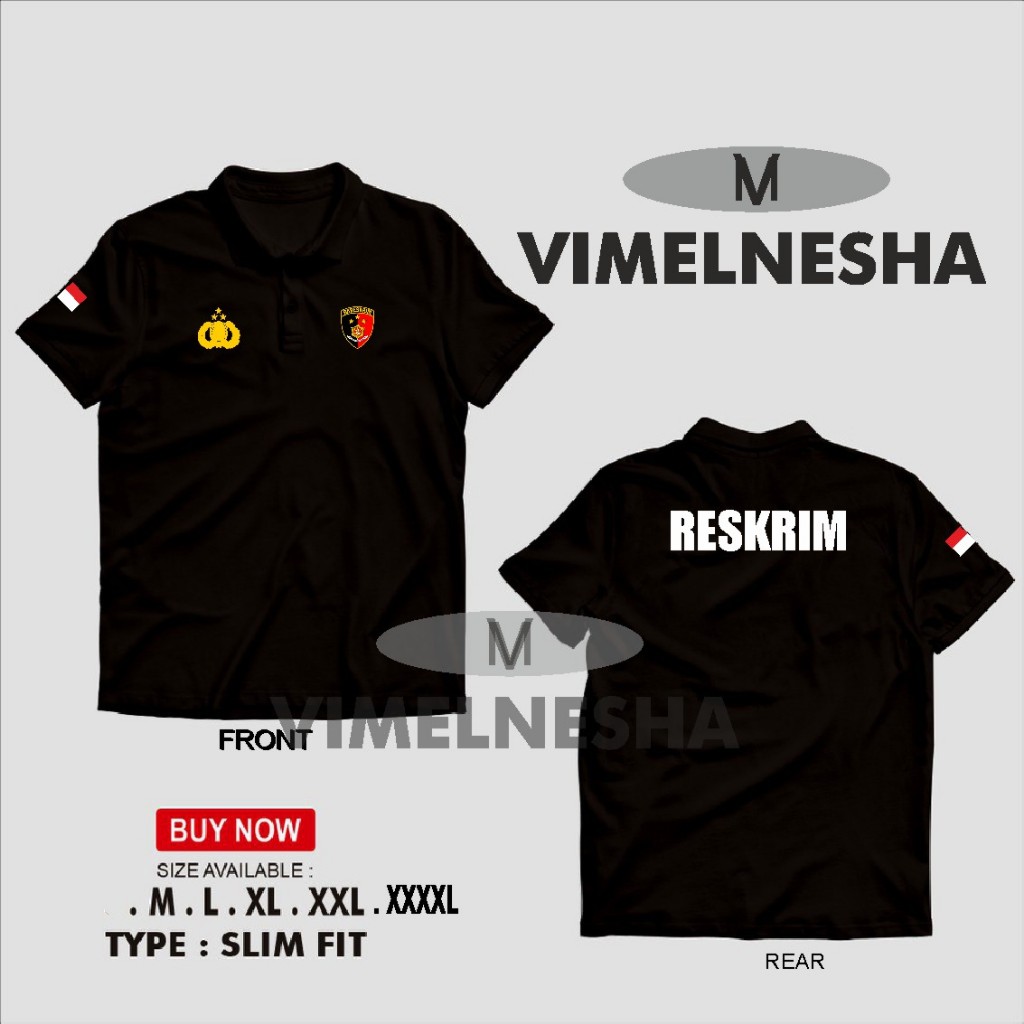 poloshirtshirt Polisi Indonesia Reskrim