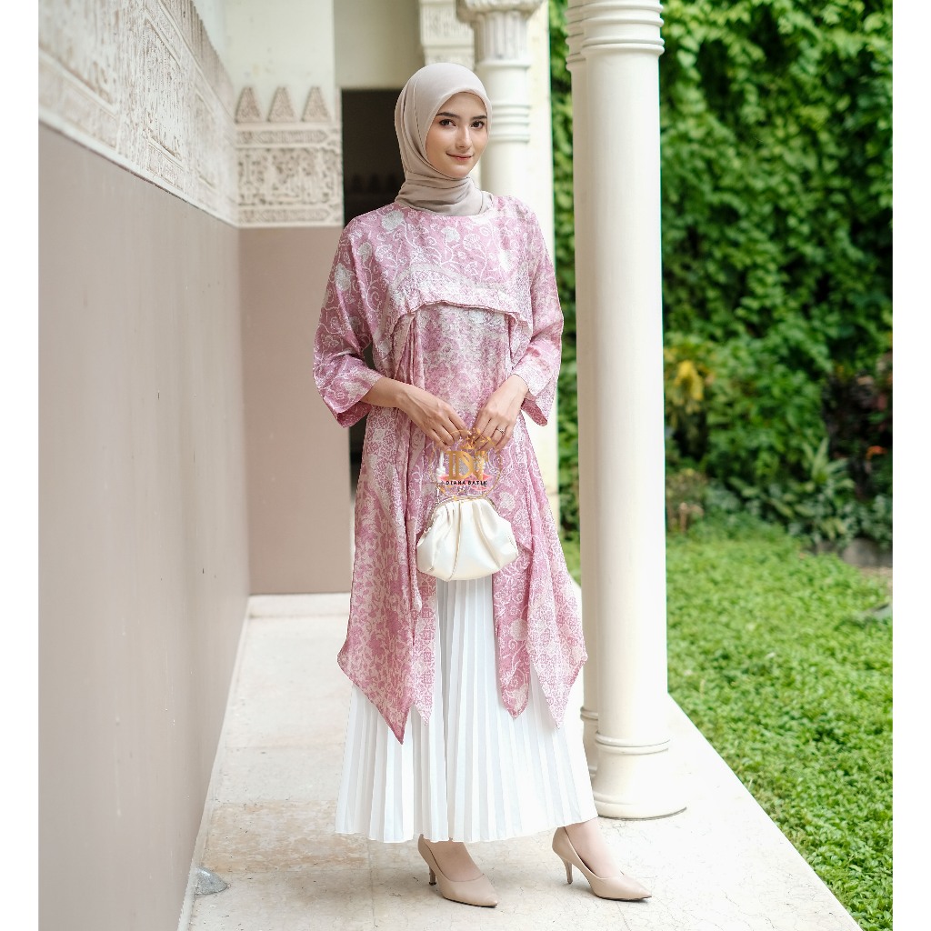 Diana Batik - DIANA BLOUSE TUNIK BATIK VISCOSE | Blouse Batik Viscose