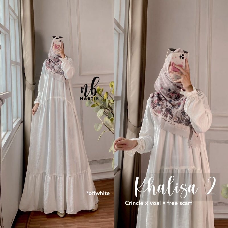 KHALISA 2 & 3 (free scarf)