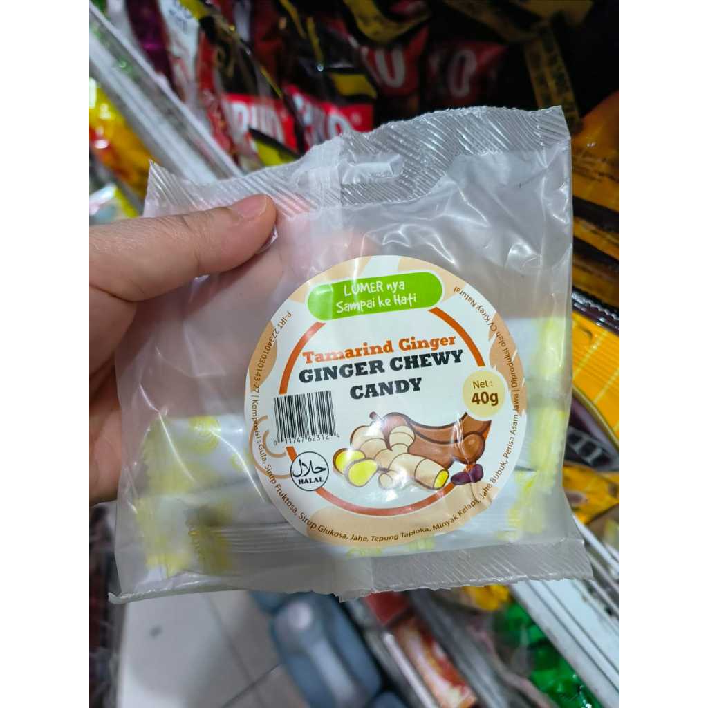 

PERMEN GINGER CHEWY CANDY /PERMEN JAHE