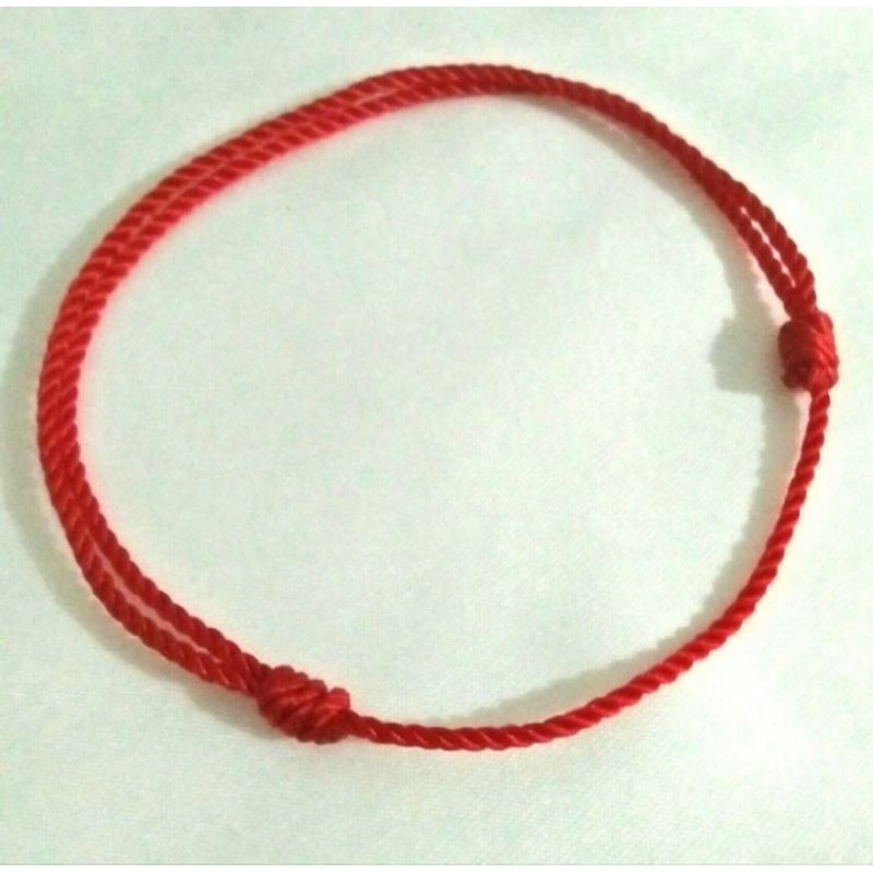 GELANG TALI MERAH KEBERUNTUNGAN POLOS