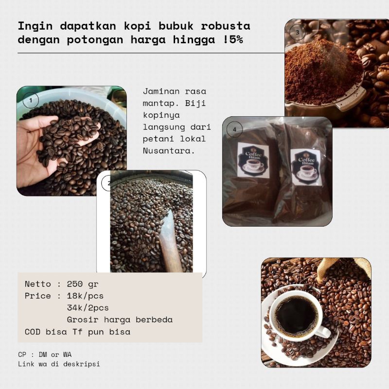 

Kopi Hitam Bubuk Nusantara