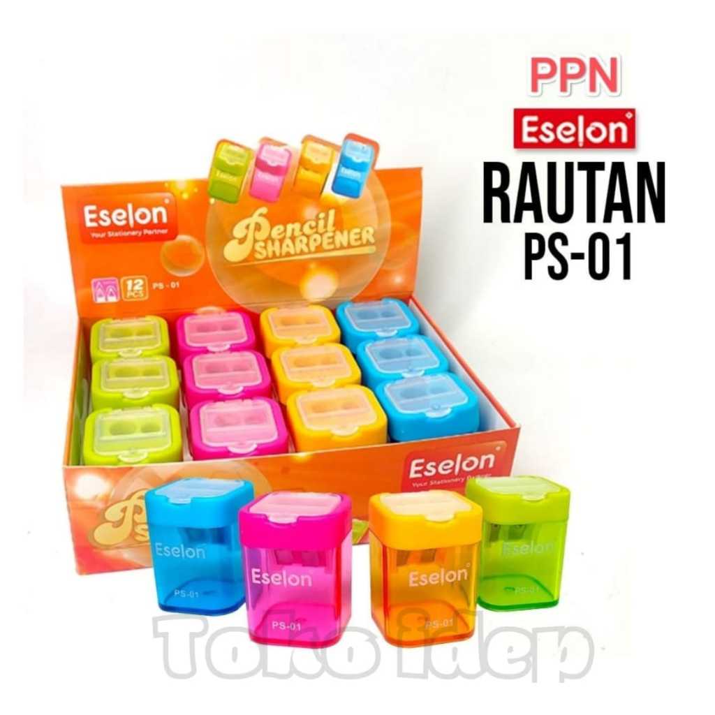 

Rautan 2 lubang Eselon PS-01 / Serutan Pensil / Rautan Office 2 lubang polos