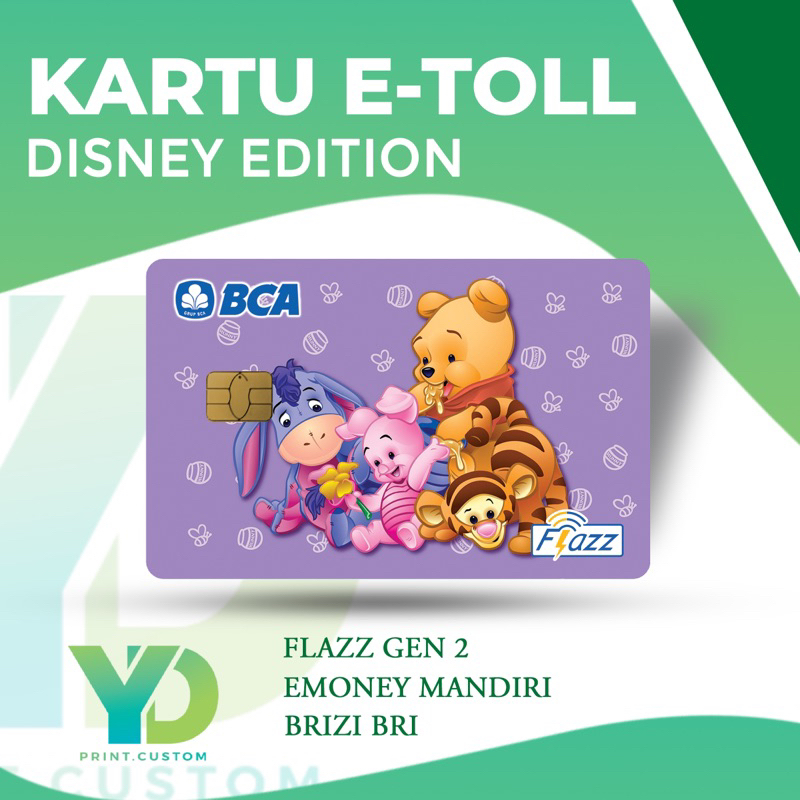 Kartu Flazz Bca gen 2 edisi Disney kartun