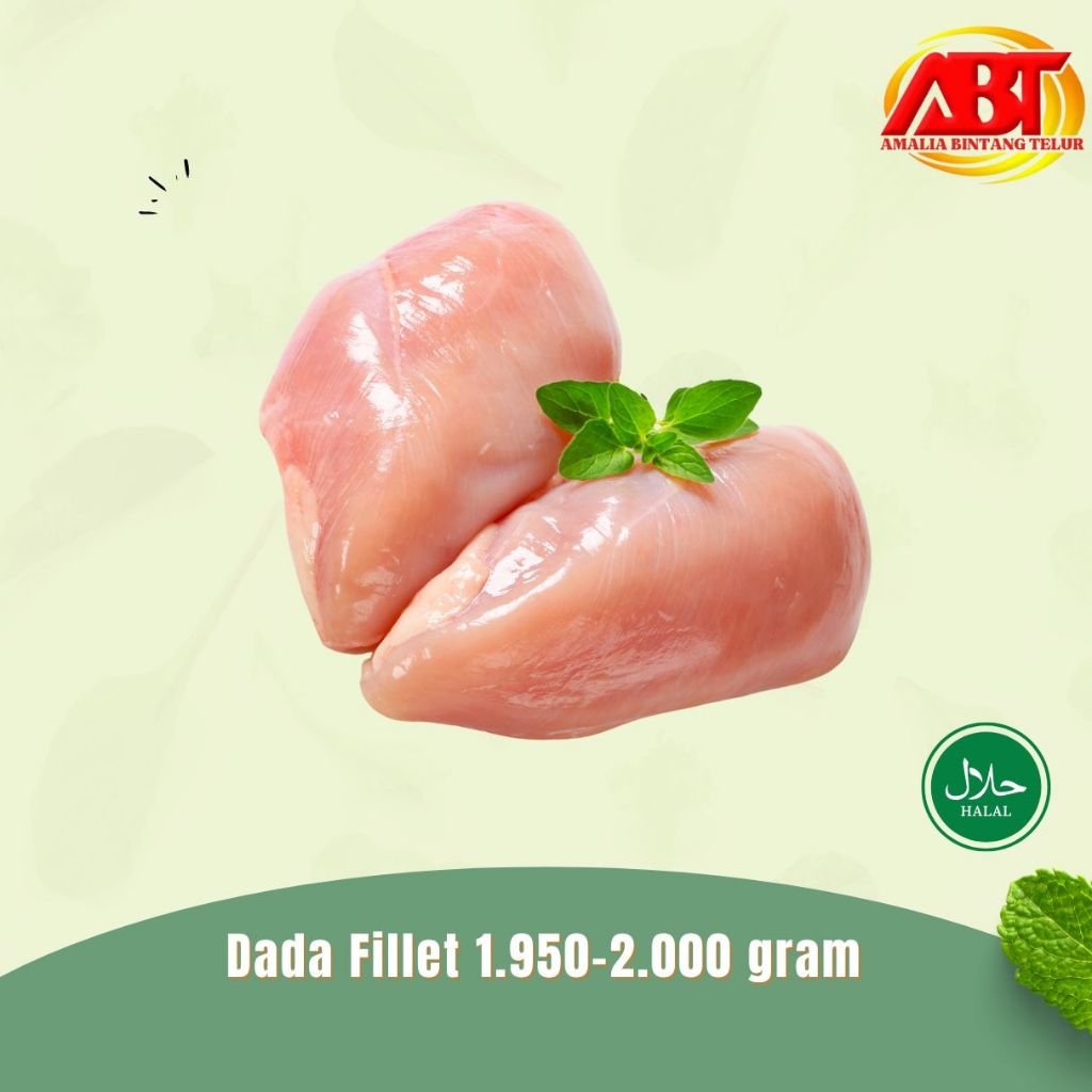 

ABT - Dada Ayam Fillet - Dada Ayam Boneless Tanpa Kulit 2kg