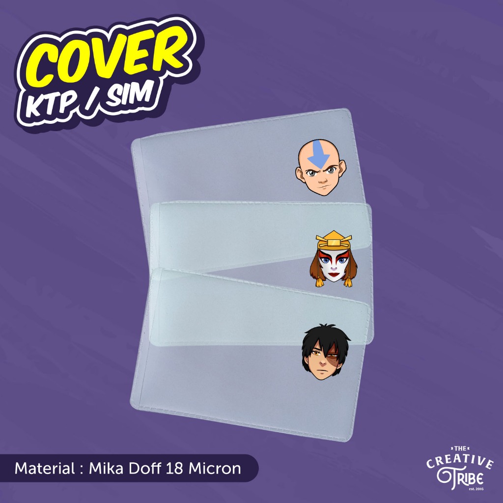 

Avatar - Cover KTP / SIM Karakter Unik - Sampul Plastik Mika Pelindung Kartu Aang