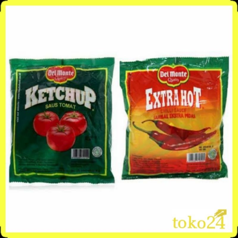 

Del Monte Sambal Extra Hot & Tomat Bag isi 24's