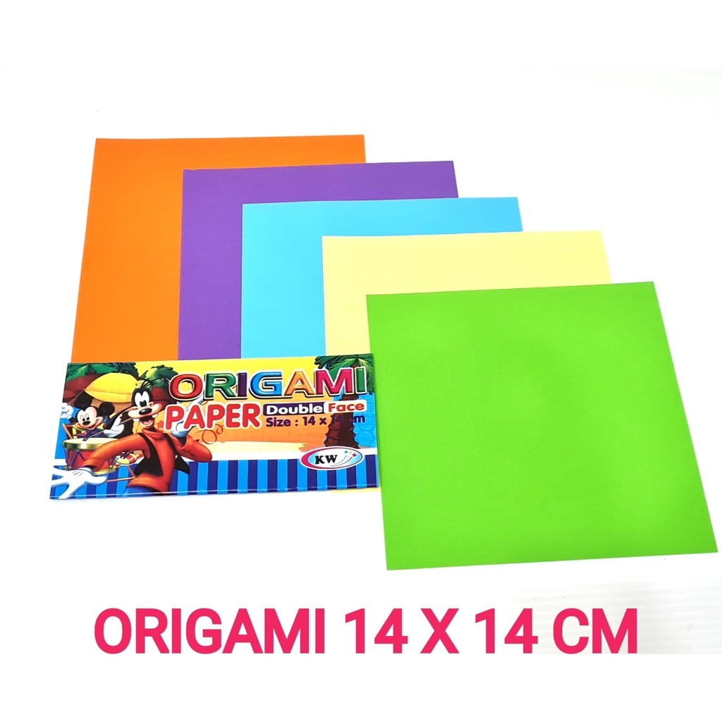 

Kertas Origami Lipat 14 X 14 Bolak balik
