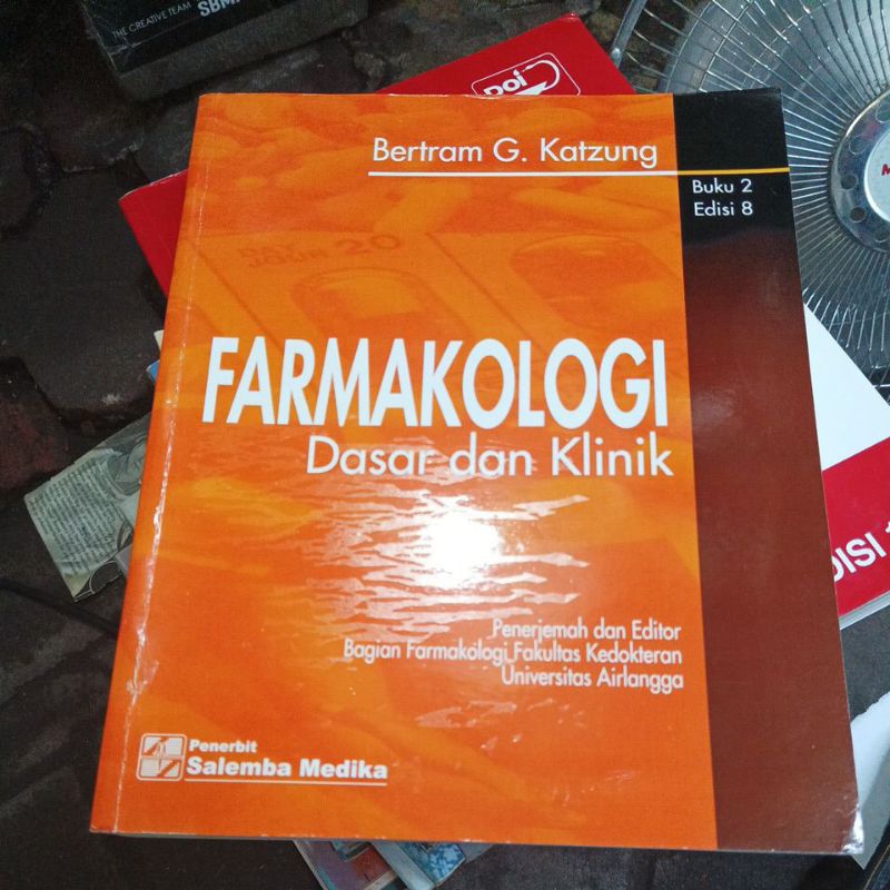 buku  dasar farmakologi klinik  bekas original