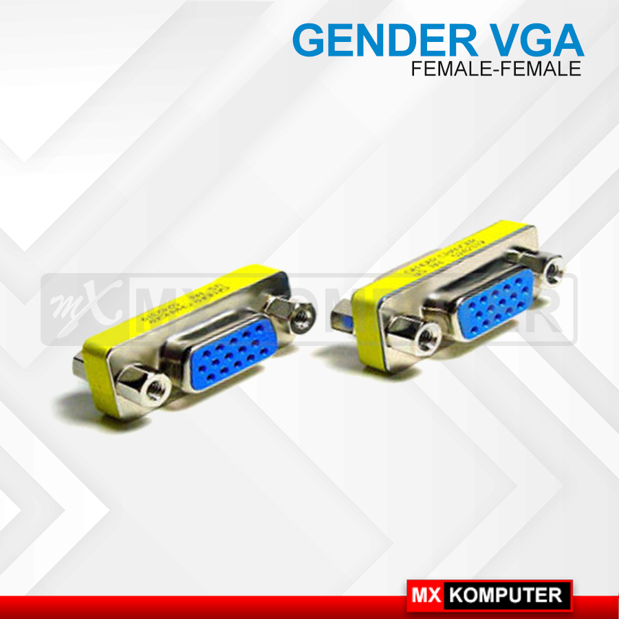 Gender VGA Female Female 15 Pin / Konektor VGA Female Female