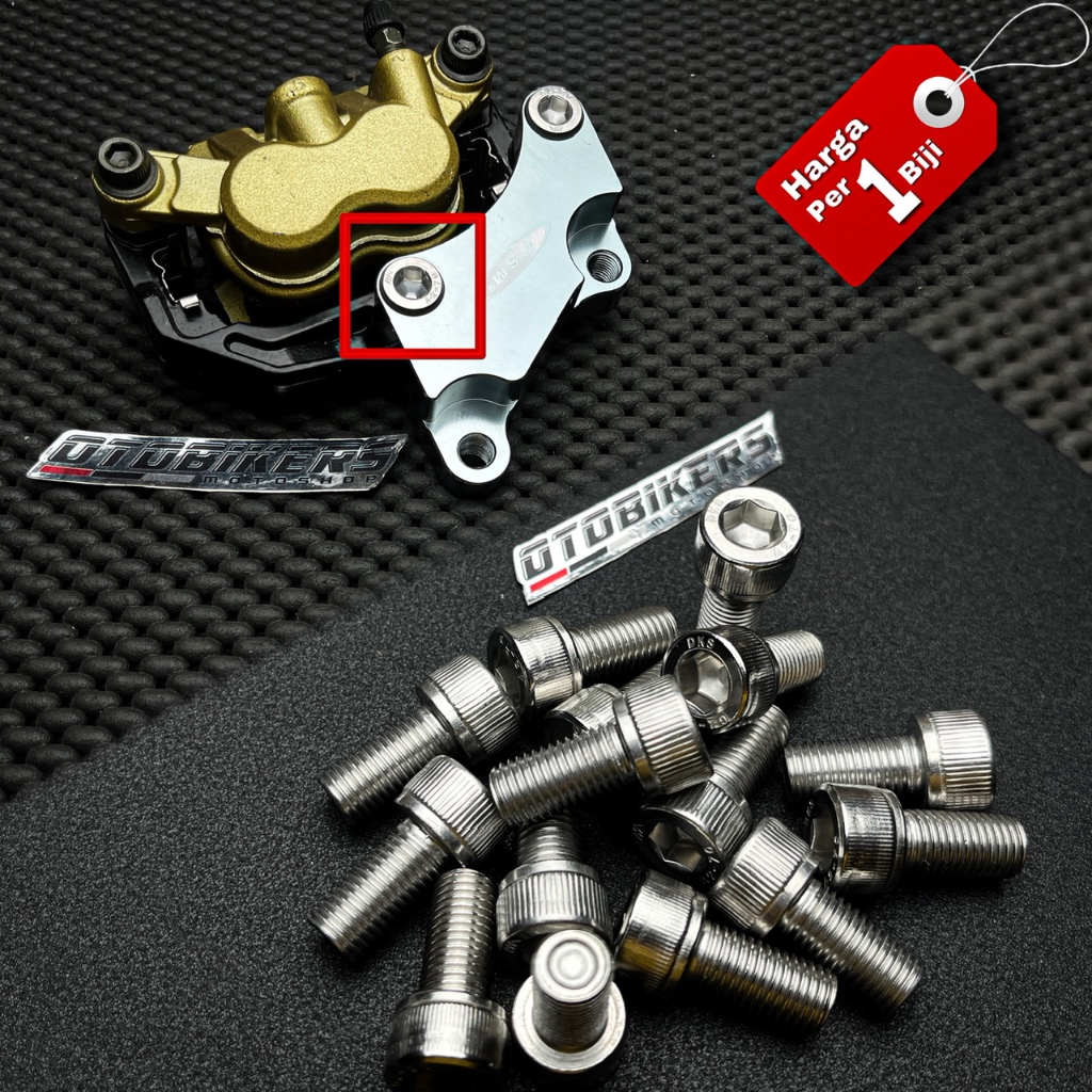 (Harga Satuan) BAUT untuk Breket 300mm ke Kaliper Ori Jupiter Z FizR Nouvo