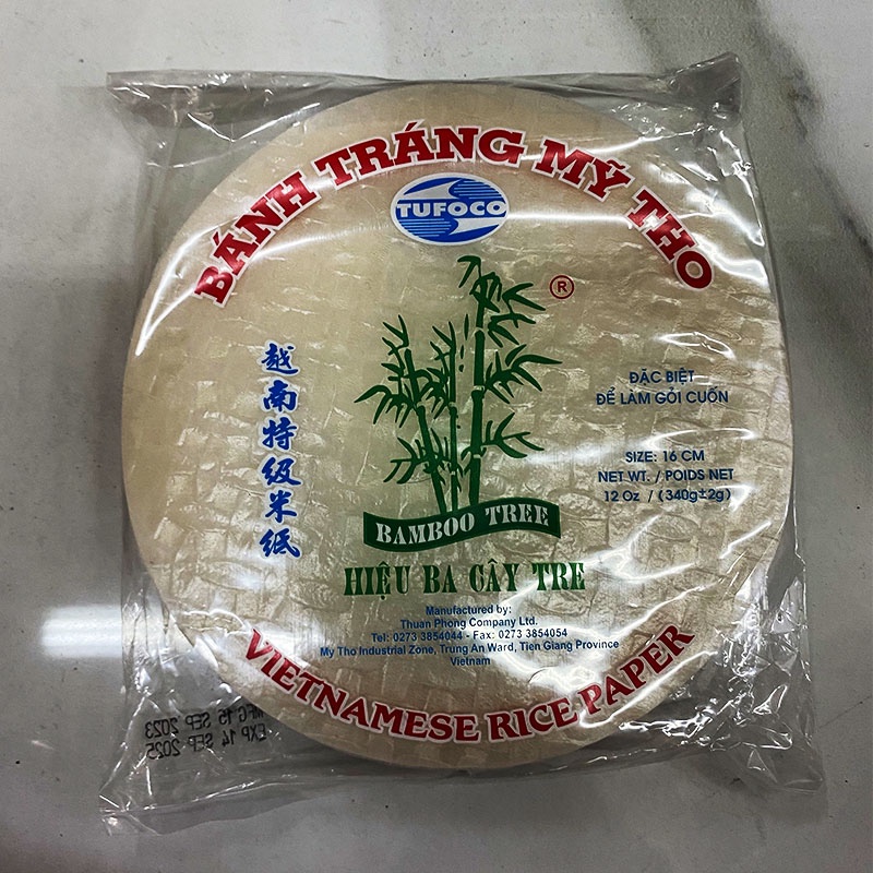 

rice papper vietnam size 16 cm 340 gram