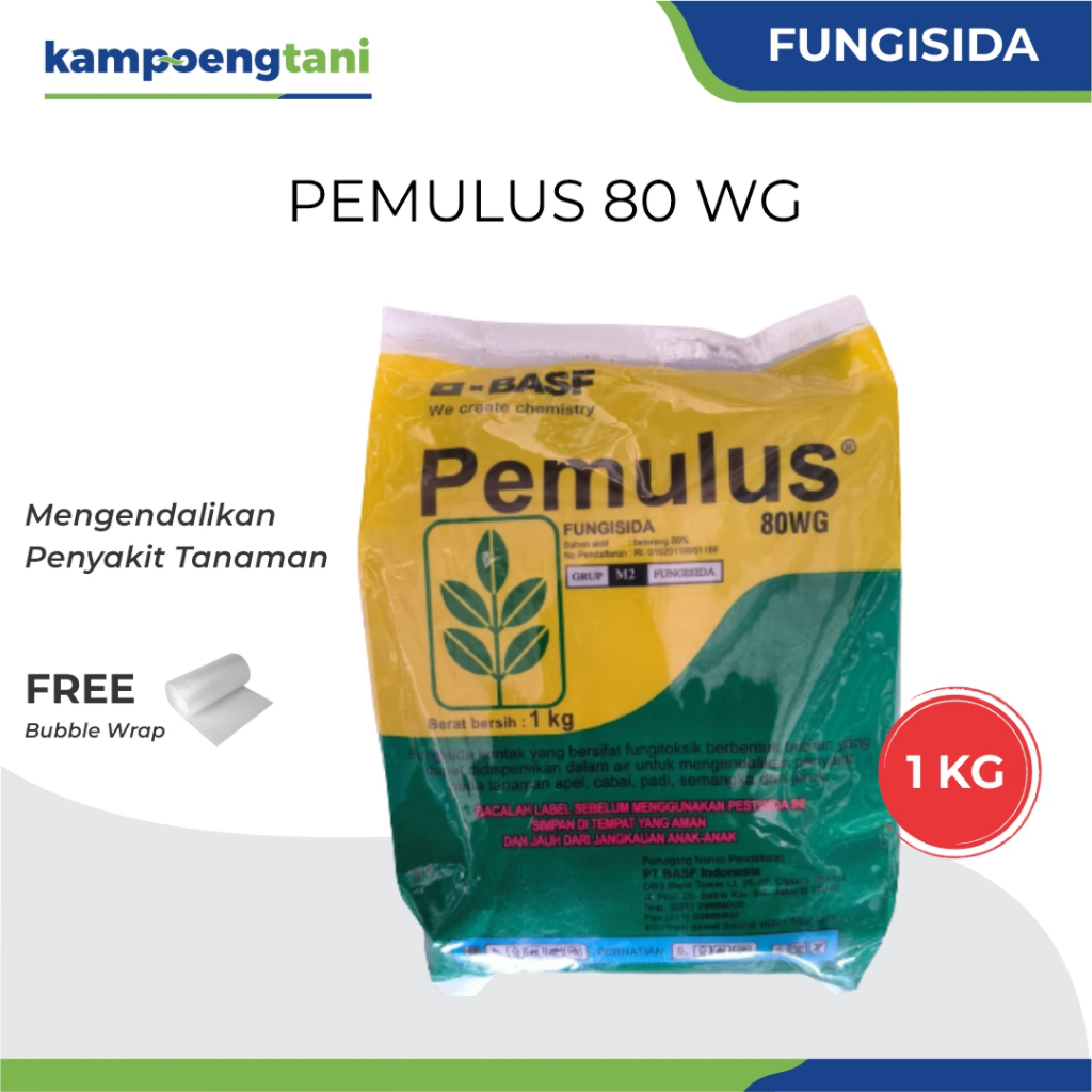 Kampoeng Tani - Fungisida Pemulus 80 WG 1 Kg Bahan Aktif Belerang Obat Penyakit Tanaman