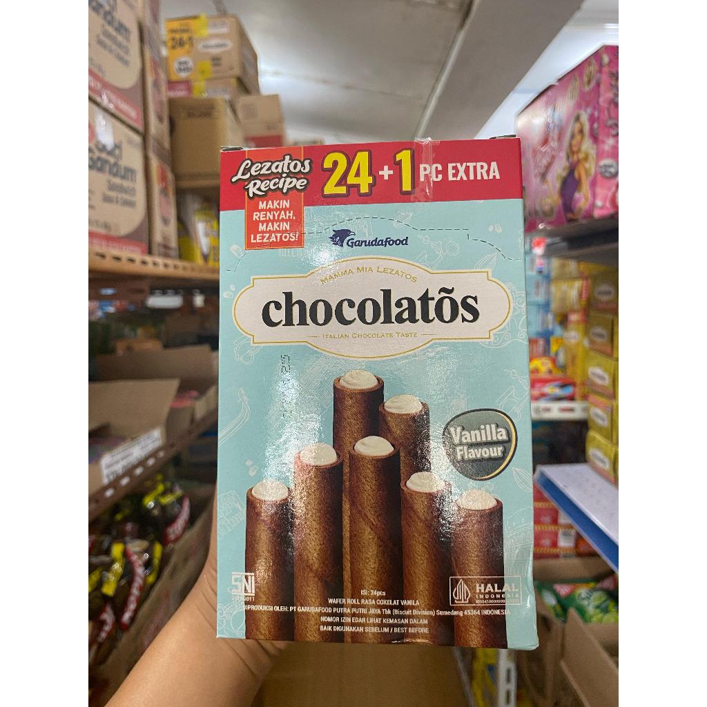 

Cokolatos wafer chokolatos 500 1pak isi24pcs