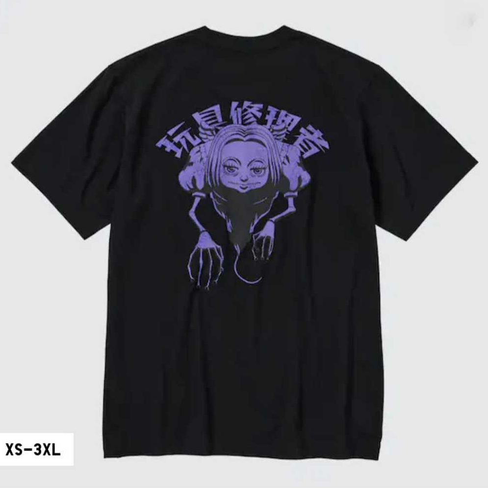 T SHIRT UNIQLO GRAFIS HUNTER X HUNTER UT BLACK | KAOS ANIME 2024 03