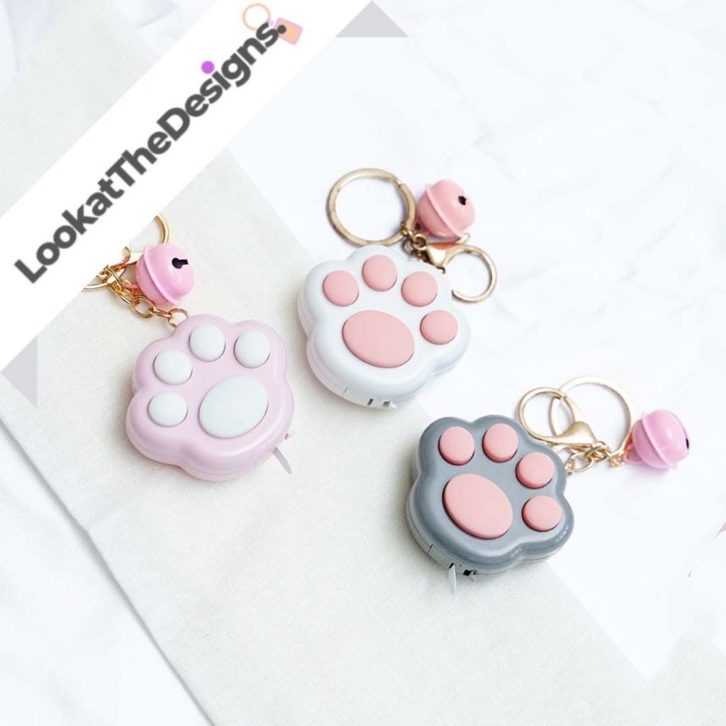 Gantungan Kunci 3D Jennie Cat Paw - Gantungan Keychain Karakter Lucu Gemoy Blackpink Jennie Viral Ga