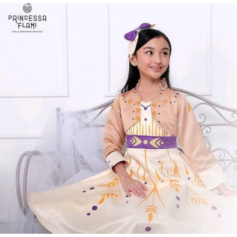 dress karakter anna frozen by princessa flami