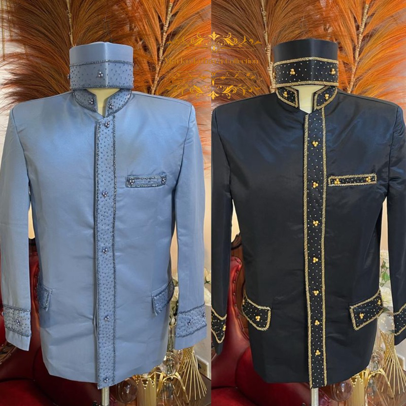Beskap bapak pengantin hitam  | Basofi bapak besan hajat | Basofi bapak pengantin premium