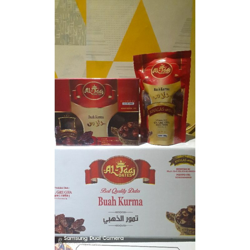 

AL TAAJ GOLDEN DATES KURMA KHALAS 500gr & 1000gr