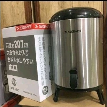SIGMA - WATER JUG STAINLESS STEEL - DISPENSER PANAS DINGIN MILK TANK SERBAGUNA - SOUVENIR