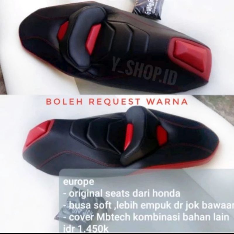 Sarung Kulit Jok Motor Honda Vario 110 125 150 160 Modif Eropa Mbatech Anti Rembes