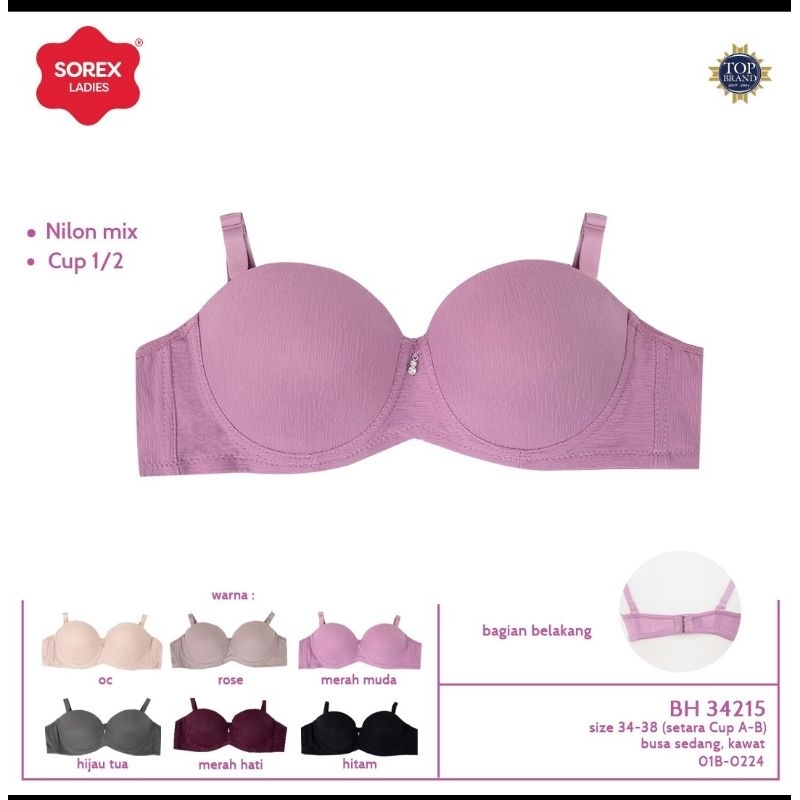 Bh Bra Sorex 34215 busa sedang kawat