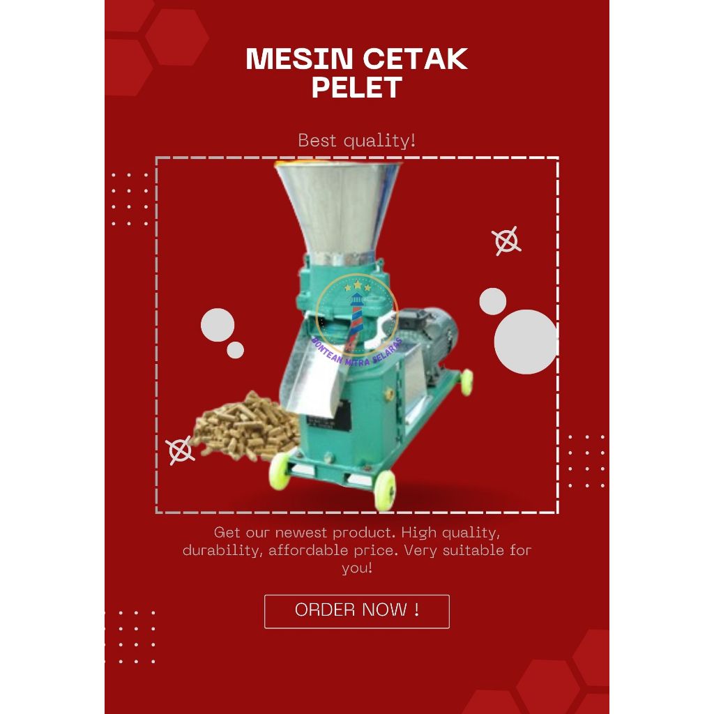 Mesin Pencetak Pelet - Mesin Pembuat Pelet - Mesin Pelet - Mesin Pakan