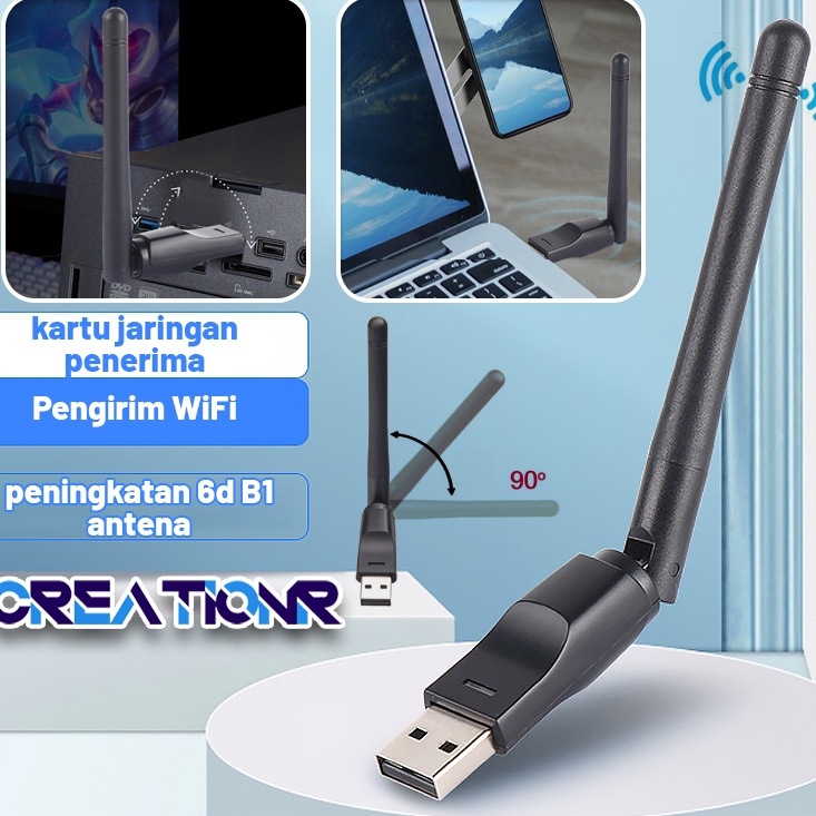 nn Mt761 Kartu Jaringan Nirkabel USB WiFi Pemancar Nirkabel SetTop Box Penerima Nirkabel IPTV Big Sa