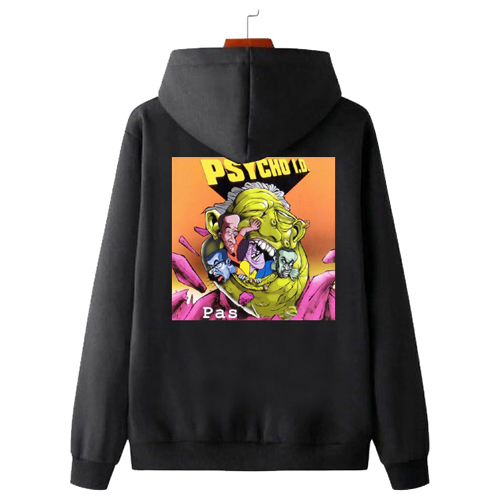 Jaket Hoodie Pas Band Psycho ID Hoodie Unisex Casual Fashionable Trendy Sweater Hoodie Zipper & Pull
