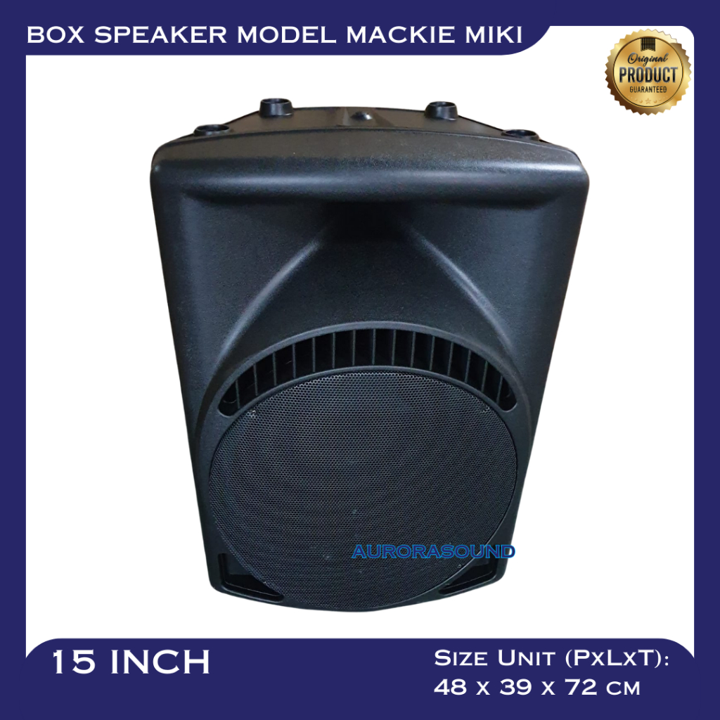 BOX SPEAKER MODEL MACKIE MIKI 15 INCH 15IN 15" BOK KOSONG FIBER PLASTIK