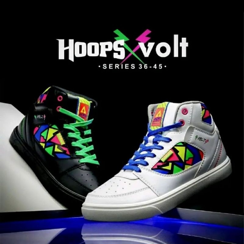 Aerostreet Hoops x Volt - Sepatu Sneakers Casual