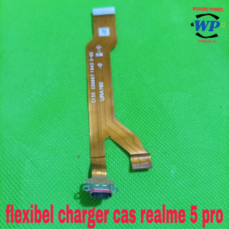 FLEXIBEL MAIN CHARGER CAS REALME 5 PRO ORIGINAL COPOTAN