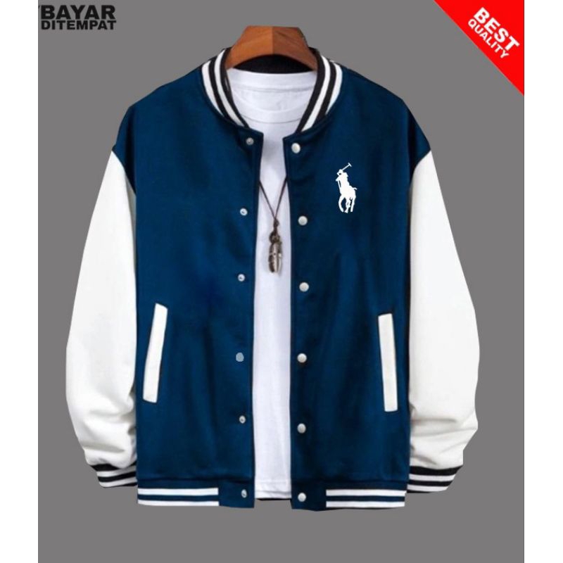 Jaket basebal varsity pria wanita jaket fashion korea