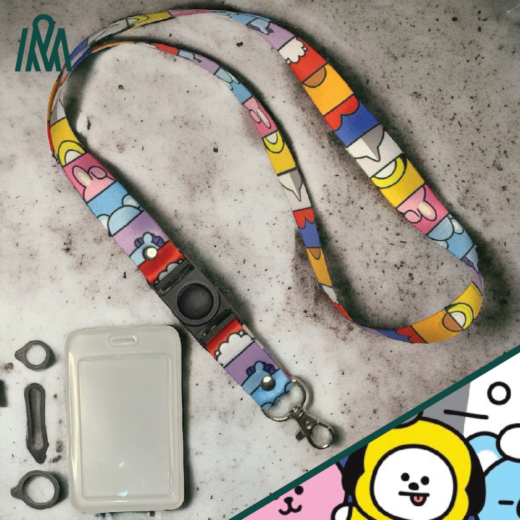 

Lanyard BT21 BTS Kpop Merchandise Tali ID Card (unofficial)