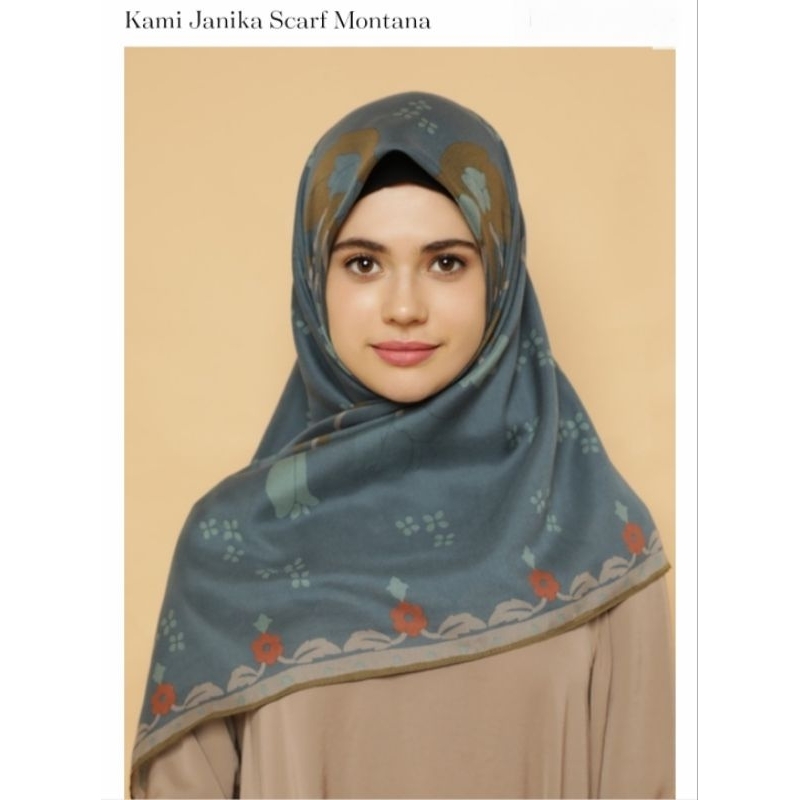 Sale#diskon#Preloved#Kamiidea scarf#Janika scarf#Montana#hijau