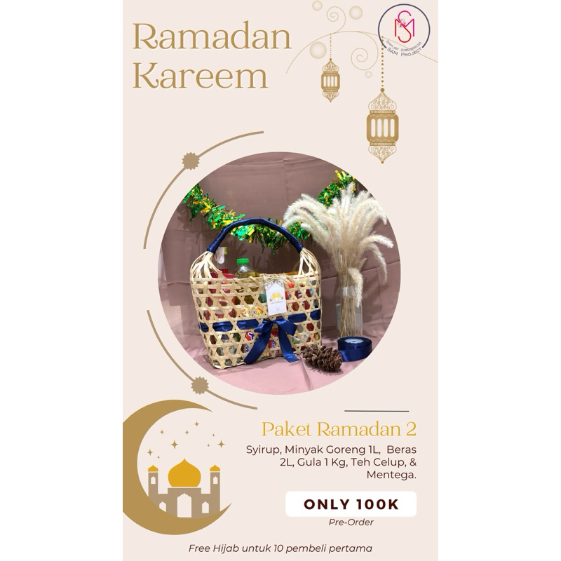 

Paket sembako murah / Hampers Ramadan/Lebaran/Syukuran/Jumat Berkah Termurah Paket 2