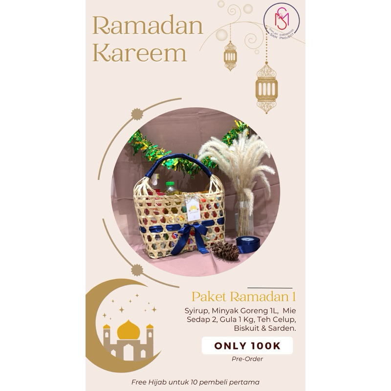 

Paket sembako murah / Hampers Ramadan/Lebaran/Syukuran/Jumat Berkah Termurah Paket 1