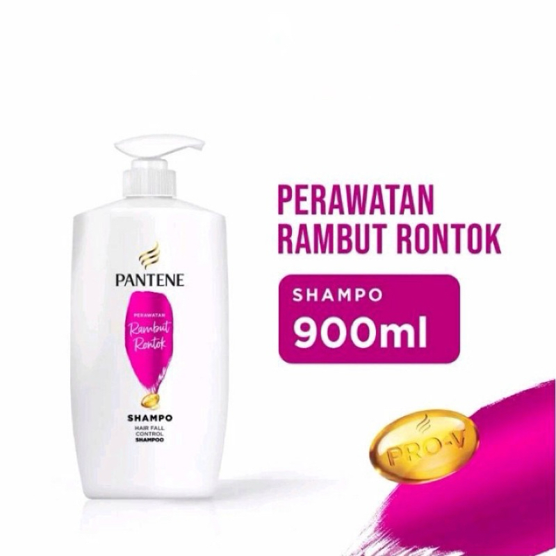 Pantene Shampoo Hair Fall Control 290ml & 900 ml / pantene shampoo anti rontok
