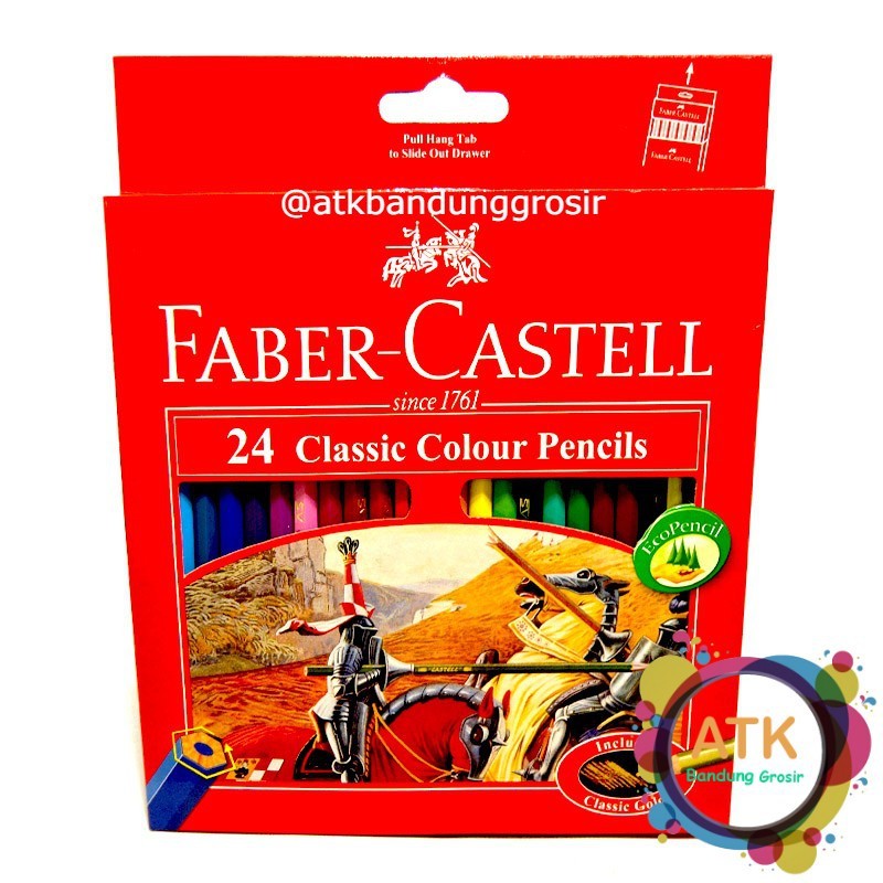 

Pensil Warna Faber Castell 24 Classic Colour Pencils 115854